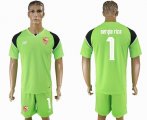 2016-2017 Sevilla green #1 Sergio Rico goalkeeper Soccer jerseys