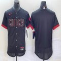 Nike Cincinnati Reds blank black Flexbase Authentic Collection Jersey city blue-BD 02