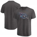 Tennessee Titans Majestic Big & Tall Fierce Intensity T-Shirt â€“ Heathered Charcoal