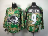 Reebok Colorado Avalanche DUCHENE 9# green camo NHL Jersey