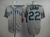 2015 Seattle Mariners Robinson Cano 22# gray mlb jerseys