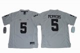 Youth Heather Gray Michigan Wolverines Jabrill Peppers 5 College Football Limited Jerseys - Gridiron Gray II