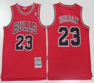 Chicago Bulls #23 Michael Jordan red throwback nba basketball jersey 1997-1998 -S8