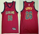 Nike Cleveland Cavaliers #26 Kyle Korver red basketball jersey