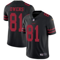 San Francisco 49ers #81 Owens nike black Color Rush Limited Jersey