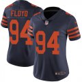 Women Nike Chicago Bears #94 Leonard Floyd dark blue Color Rush Limited Jersey