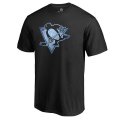 Men's Pittsburgh Penguins Black NHL Pond Hockey T-Shirt