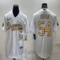 Nike Atlanta Braves #54 Max Fried white majestic baseball jerseys 01