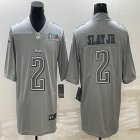 2023 NFL Super Bowl Nike Philadelphia Eagles #2 Darius Slay Jr. gray Color Rush Limited Jersey