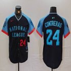 National League #24 William Contreras Nike Navy 2024 MLB All-Star Game Limited Player Jersey