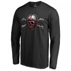 Nebraska Cornhuskers Midnight Mascot Long Sleeve T-Shirt - Black