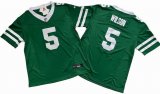 New York Jets 5# Garrett Wilson Nike Legacy Green Vapor F.U.S.E. Limited Jersey