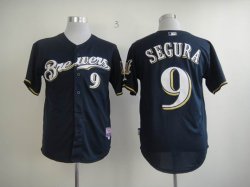 Milwaukee Brewers SEGURA 9 Blue MLB Jerseys