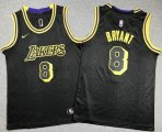 Youth Nike Los Angeles Lakers #8 Kobe Bryant black Snake skin basketball jersey-XD