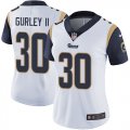 women Nike Rams #30 Todd Gurley II white Color Rush Limited Jersey