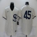 Chicago White Sox #45 white majestic Baseball Jersey Dream version -BD