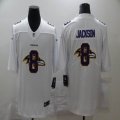 Nike Baltimore Ravens #8 Lamar Jackson white fashion Color Rush Limited Jersey