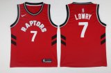 Nike Toronto Raptors #7 Kyle Lowry red Stitched NBA Jerseys-LT