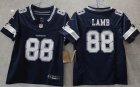 Women Dallas Cowboys 88# CeeDee Lamb blue Nike Vapor F.U.S.E. Limited Jersey