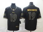 Nike Pittsburgh Steelers #19 Smith-Schuster black gold Color Rush Limited Jersey