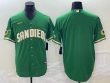 Nike San Diego Padres blank green majestic mlb Jerseys Joint name