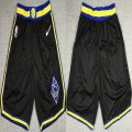 Nike Golden State Warriors black nba basketball shorts-XD