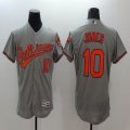 2016 Baltimore Orioles #10 Adam Jones gray elite baseball jerseys