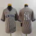 Youth Nike New York Yankees gray majestic baseball Jersey 06