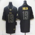 Nike Minnesota Vikings #19 Adam Thielen black gold Color Rush Limited Jersey-BD