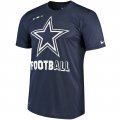 Dallas Cowboys Nike Sideline Legend Football Performance T-Shirt - Navy