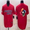 Puerto Rico Baseball blank red 2023 World Baseball Classic Replica Player Jersey 05