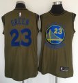 Golden State Warriors #23 Draymond Green nike green nba jersey