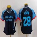 Women National League #28 Alec Bohm Nike Navy 2024 MLB All-Star Game Limited Player Jersey 01