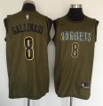 Denver Nuggets #8 Danilo Gallinari Green nike nba jersey