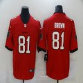 Nike Tampa Bay Buccaneers #81 Antonio Brown red Color Rush Limited Jersey-BD