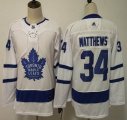 Youth Adidas Toronto Maple Leafs #34 Auston Matthews white NHL hockey jersey