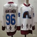 Adidas Quebec Nordiques #96 Mikko Rantanen white hockey jerseys-PD