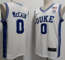 Duke Blue Devils #0 Jared McCain white NCAA Basketball Jerseys