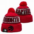 2024 Toronto Raptors red NBA Sports Cuffed Knit Hats 01