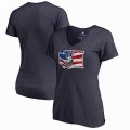 Women's Seattle Mariners Fanatics Branded Navy 2018 Memorial Day Banner State Plus Size V-Neck T-Shirt