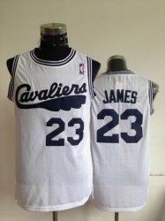 new Cleveland Cavaliers 23# LeBr James white nba jersey