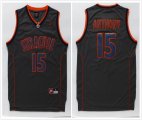 NCAA Syracuse 15# Carmelo Anthony Stitched black Jersey