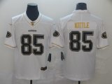 Nike 49ers George Kittle #85 white throwback Nike Color Rush Limited Jersey