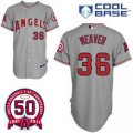 Angels 36 Weaver grey cool base jersey