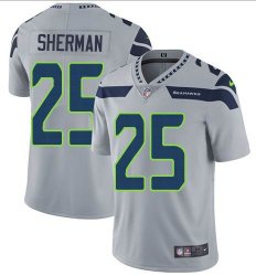 Seattle Seahawks 25 Richard Sherman gray Color Rush Limited Jersey