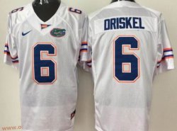 Custom Nike Florida Gators Jeff Driskel 6 Royal white College Football Jersey