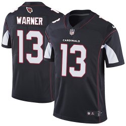 Arizona Cardinals #13 Kurt Warner black nike Color Rush Limited Jersey