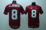 NCAA #8 J.JONES Red Jerseys