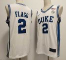 Duke Basketball # 2 Cooper Flagg white NCAA basketball Jerseys-XST