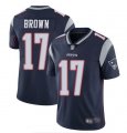 Nike New England Patriots #17 Antonio Brown dark blue Color Rush Limited Jersey